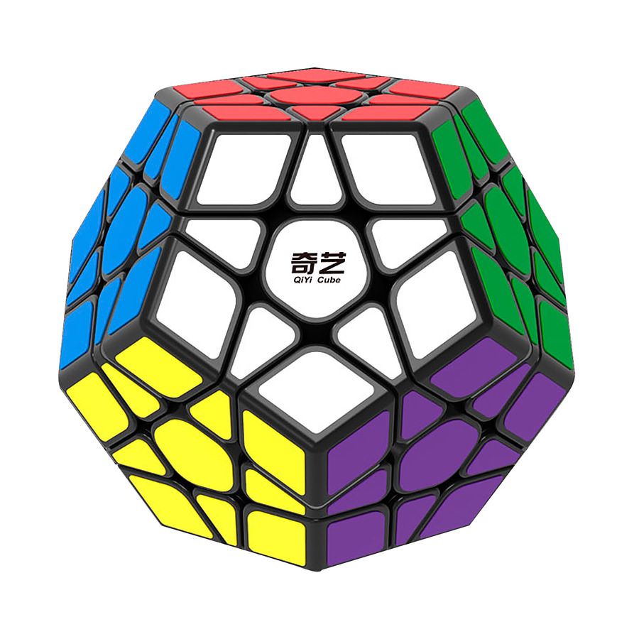 Мегамінкс 3x3 QiYi MoFangGe QiHeng Megaminx Чорний