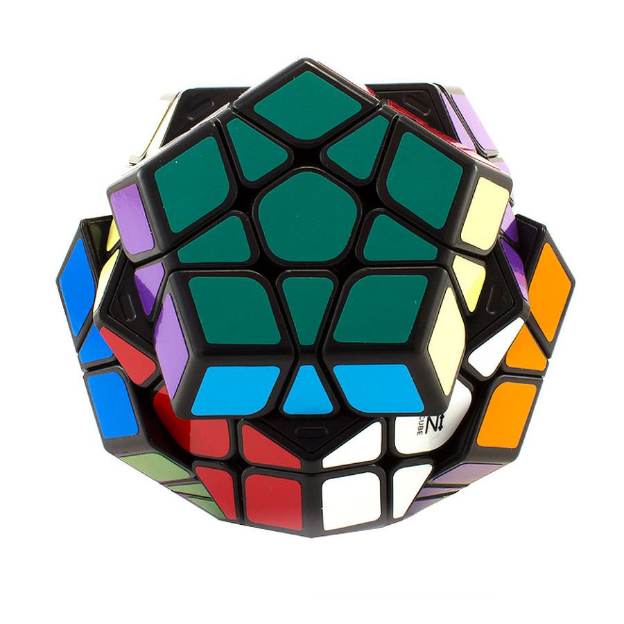 Мегамінкс 3x3 QiYi MoFangGe QiHeng Megaminx Чорний