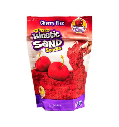 Песок для детского творчества с ароматом - Kinetic Sand Вишневая шипучка