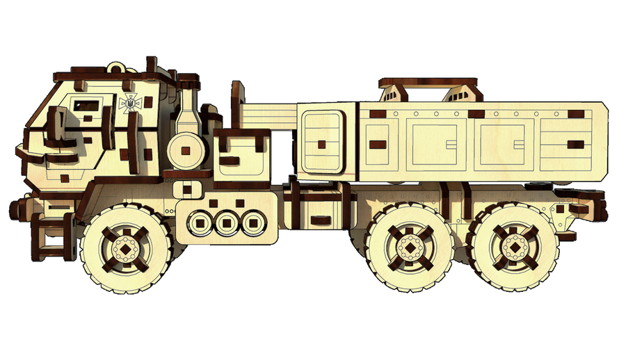 Дерев'яний конструктор HIMARS