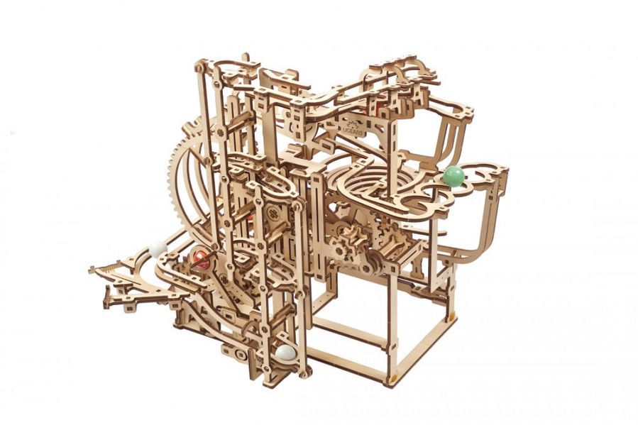 Механічний 3D пазл Марбл-траса Ступінчатий підйомник UGEARS