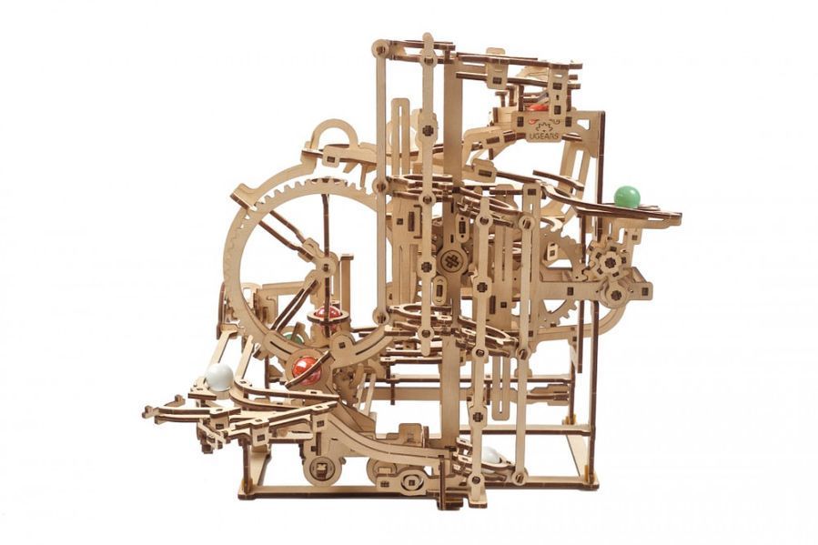 Механічний 3D пазл Марбл-траса Ступінчатий підйомник UGEARS