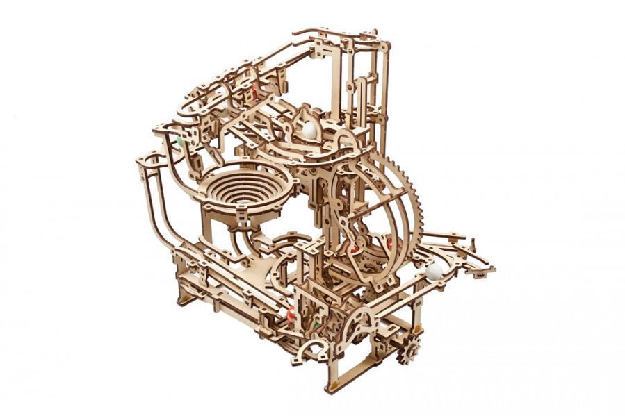 Механічний 3D пазл Марбл-траса Ступінчатий підйомник UGEARS