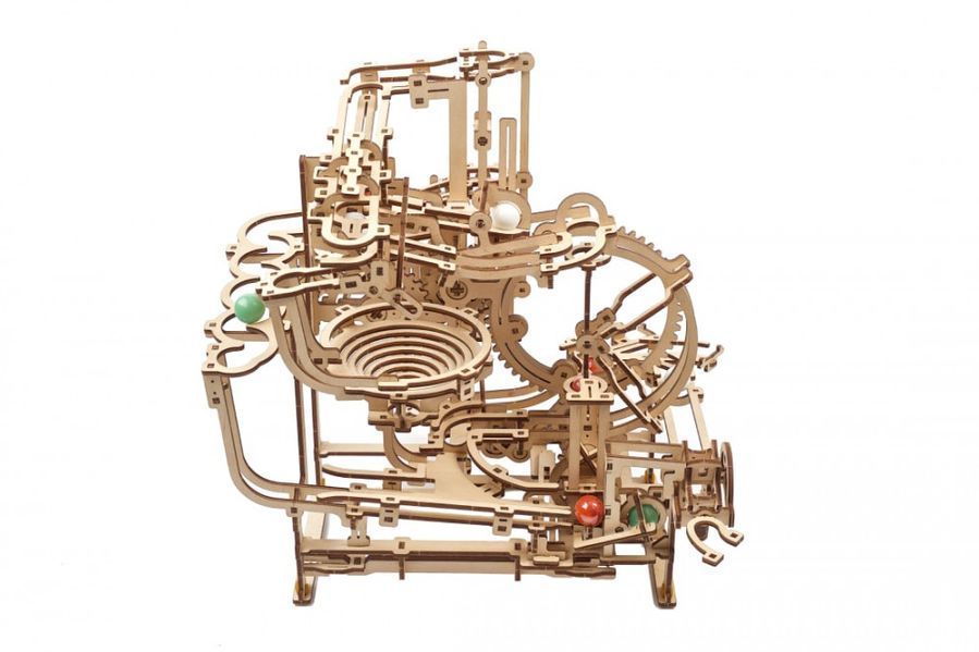 Механічний 3D пазл Марбл-траса Ступінчатий підйомник UGEARS