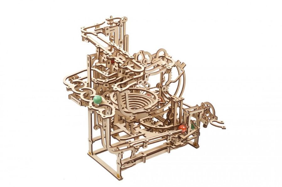 Механічний 3D пазл Марбл-траса Ступінчатий підйомник UGEARS