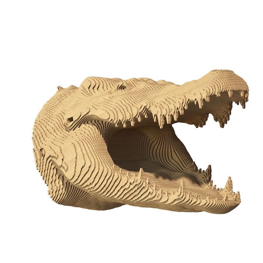 Картонний 3D пазл CROCODILE