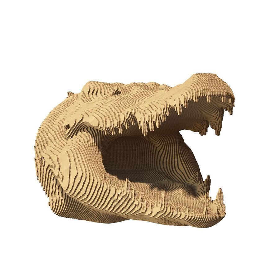 Картонний 3D пазл CROCODILE