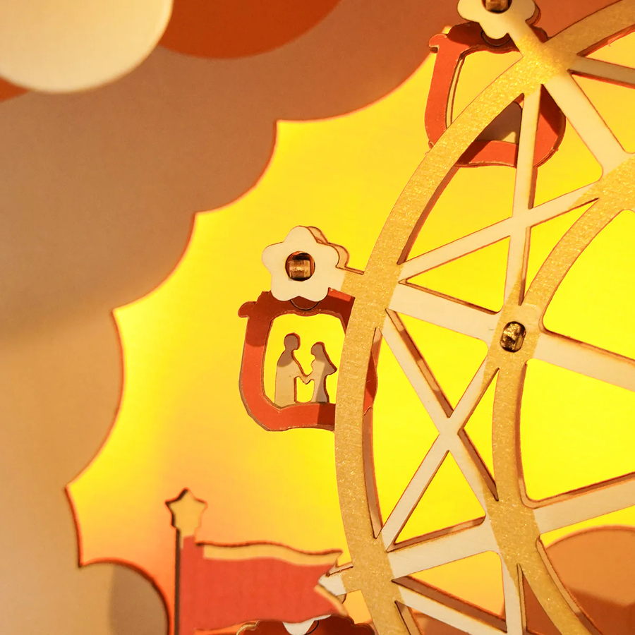 Механічний 3D пазл музична скринька Sunset Carnival Robotime